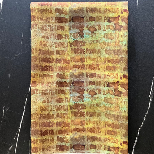 On Your Mark by Seth Apter : Alphabet City Rust PWSE036.RUST