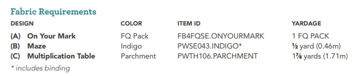 On Your Mark by Seth Apter : Elena Quilt Kit