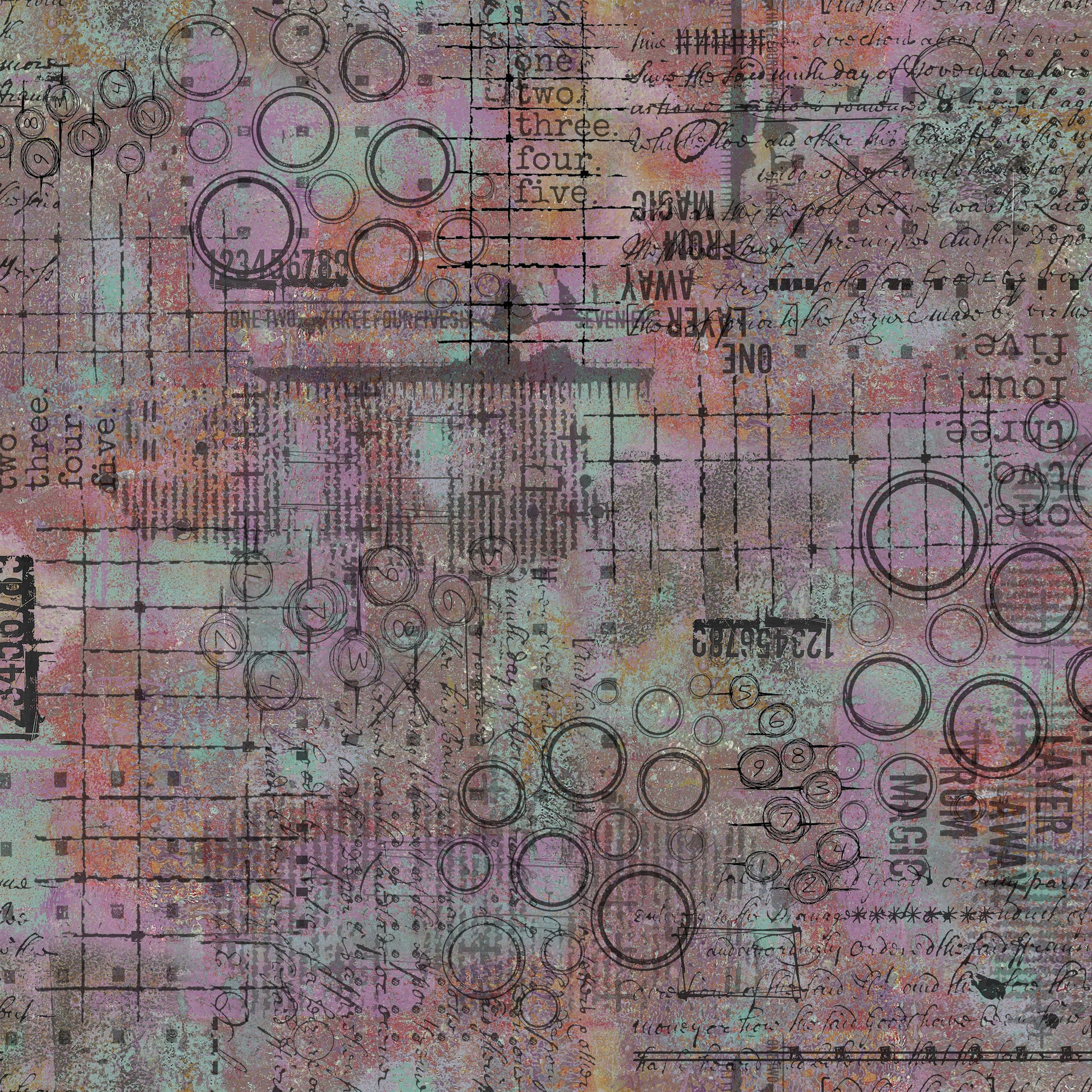One Layer Away by Seth Apter - Overlay Lilac PWSE065.LILAC