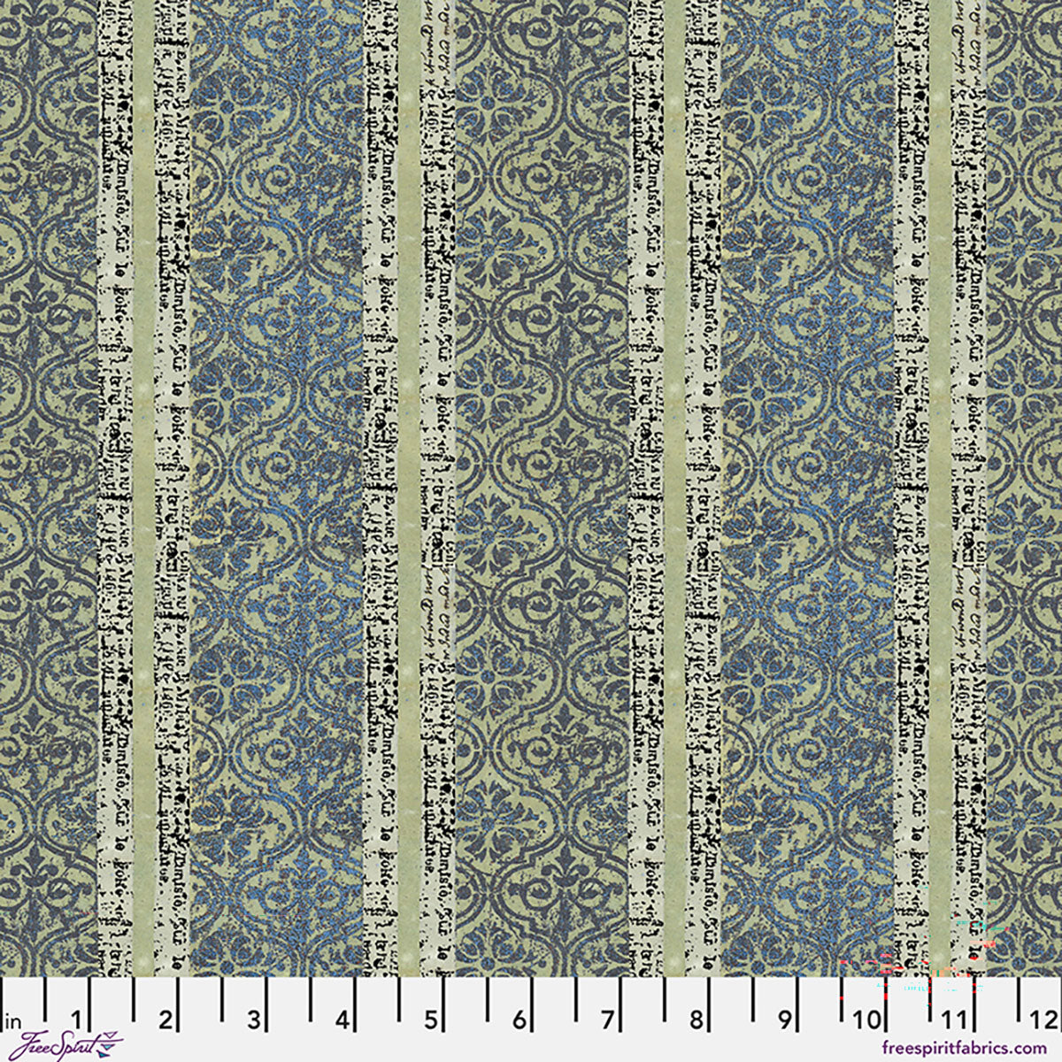 One Layer Away by Seth Apter - Text Tile Sage PWSE067.SAGE