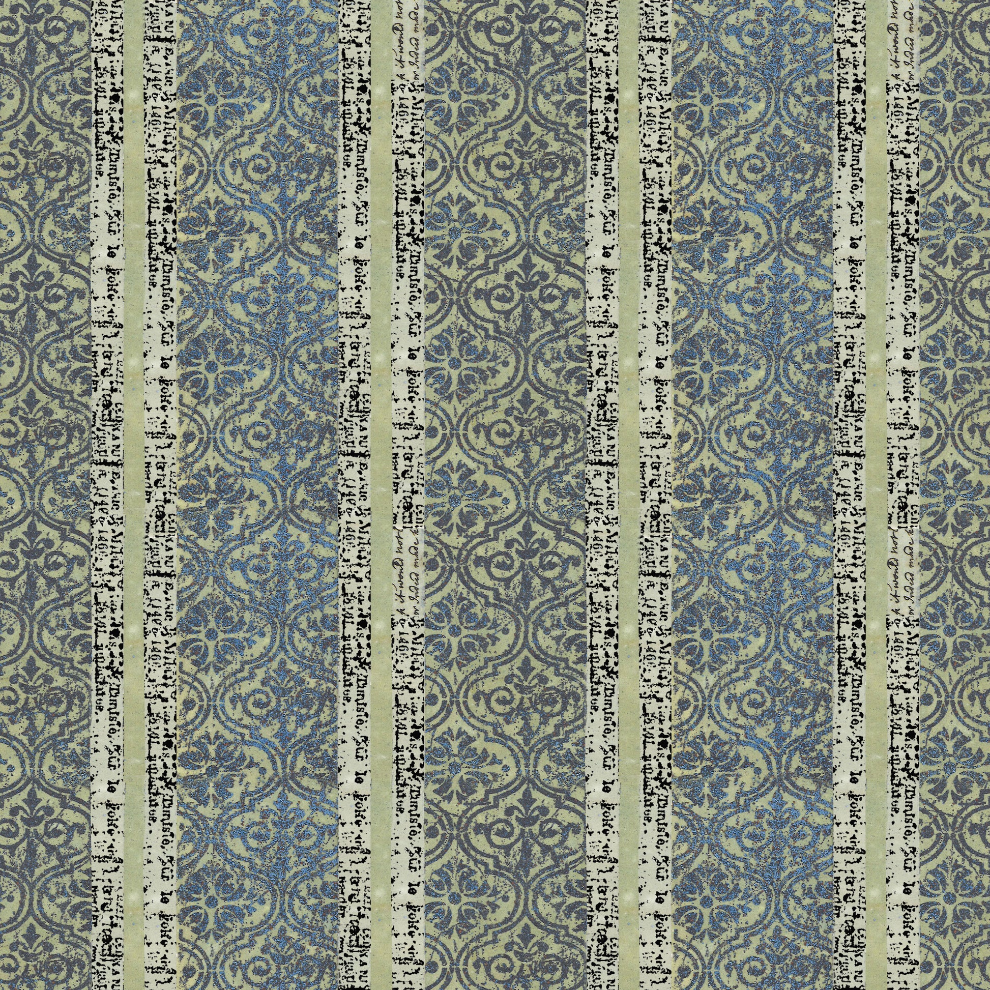 One Layer Away by Seth Apter - Text Tile Sage PWSE067.SAGE
