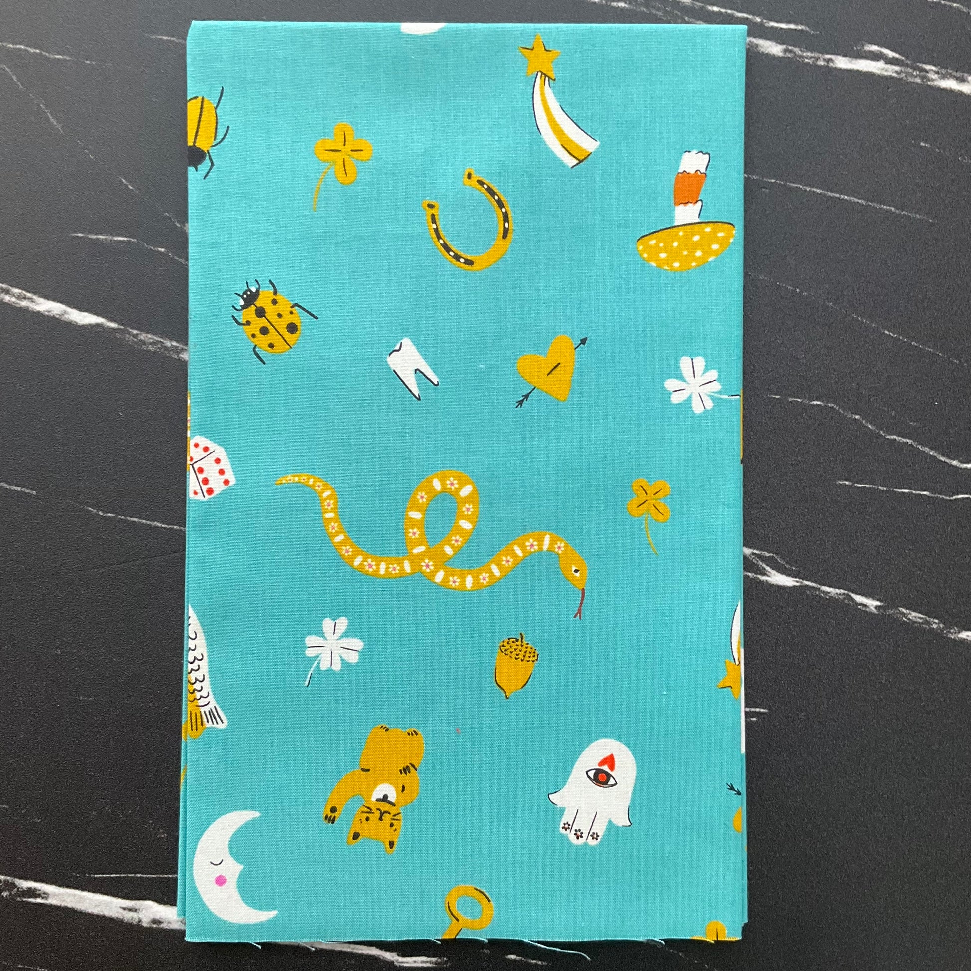 Ooh Lucky Lucky by Alexia Marcelle Abegg : Good Luck Turquoise RS4113 14