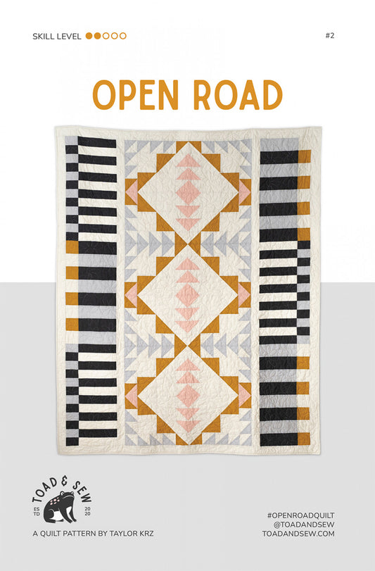 Open Road Quilt Pattern by Toad & Sew