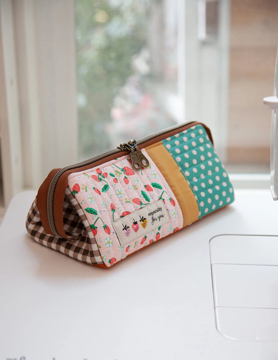 Open Up Box Pouch Pattern by Minki Kim - Special Order
