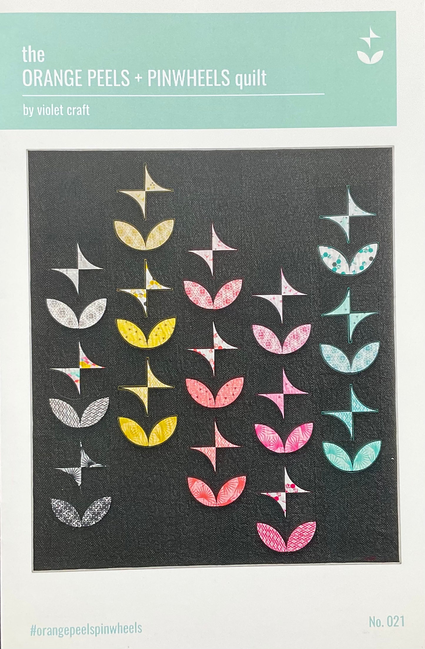 Orange Peels + Pinwheels Quilt Pattern by Violet Craft