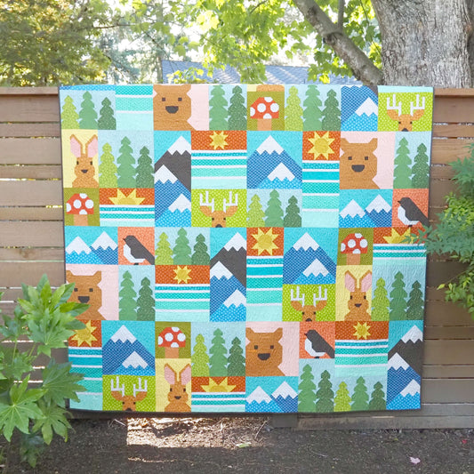 Outdoors Quilt Pattern featuring Scenery by Elizabeth Hartman - Estimated Arrival May 2026
