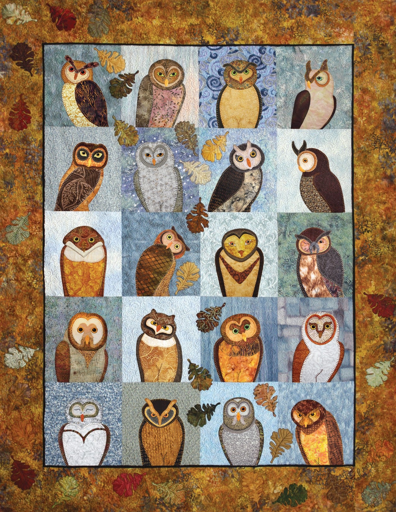 Outstanding Owls for Applique Project Book by Darcy Ashton