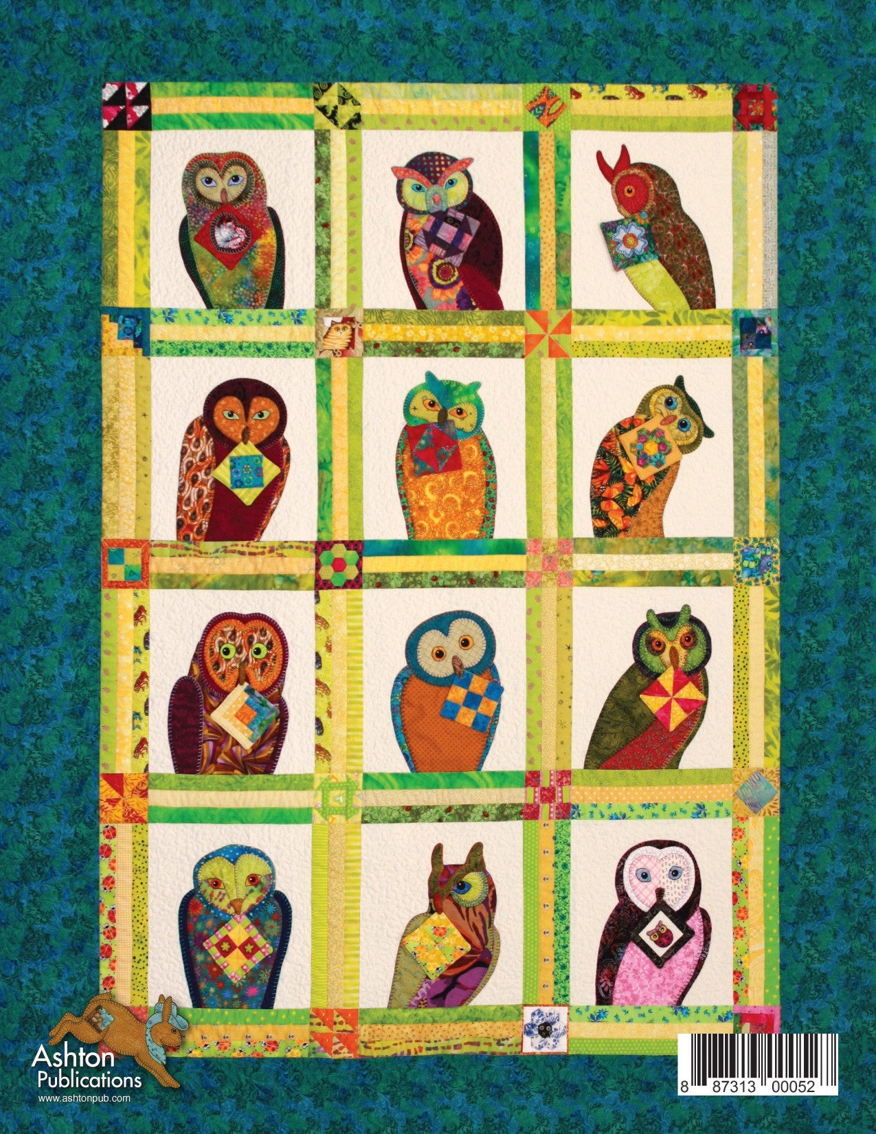 Outstanding Owls for Applique Project Book by Darcy Ashton