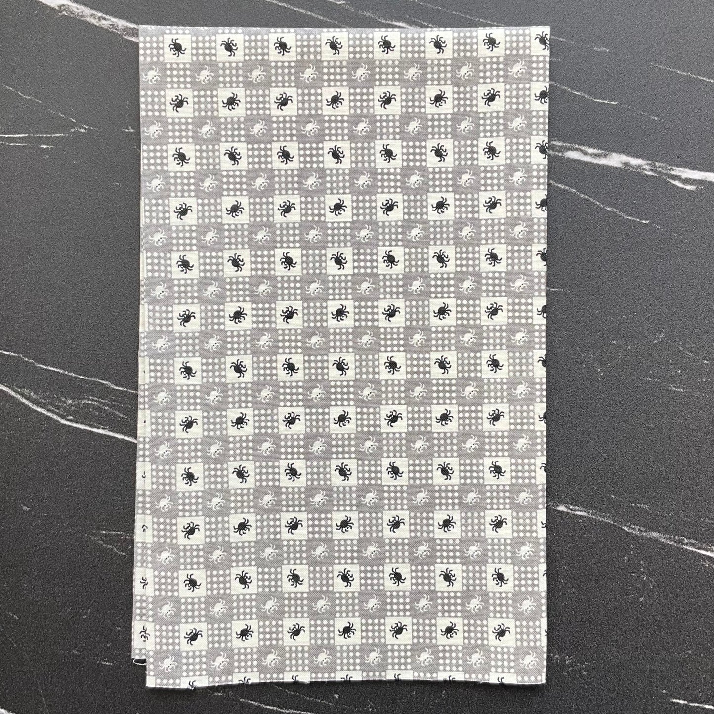 Owl O Ween by Urban Chiks - Spider Gingham Fog 31194 18