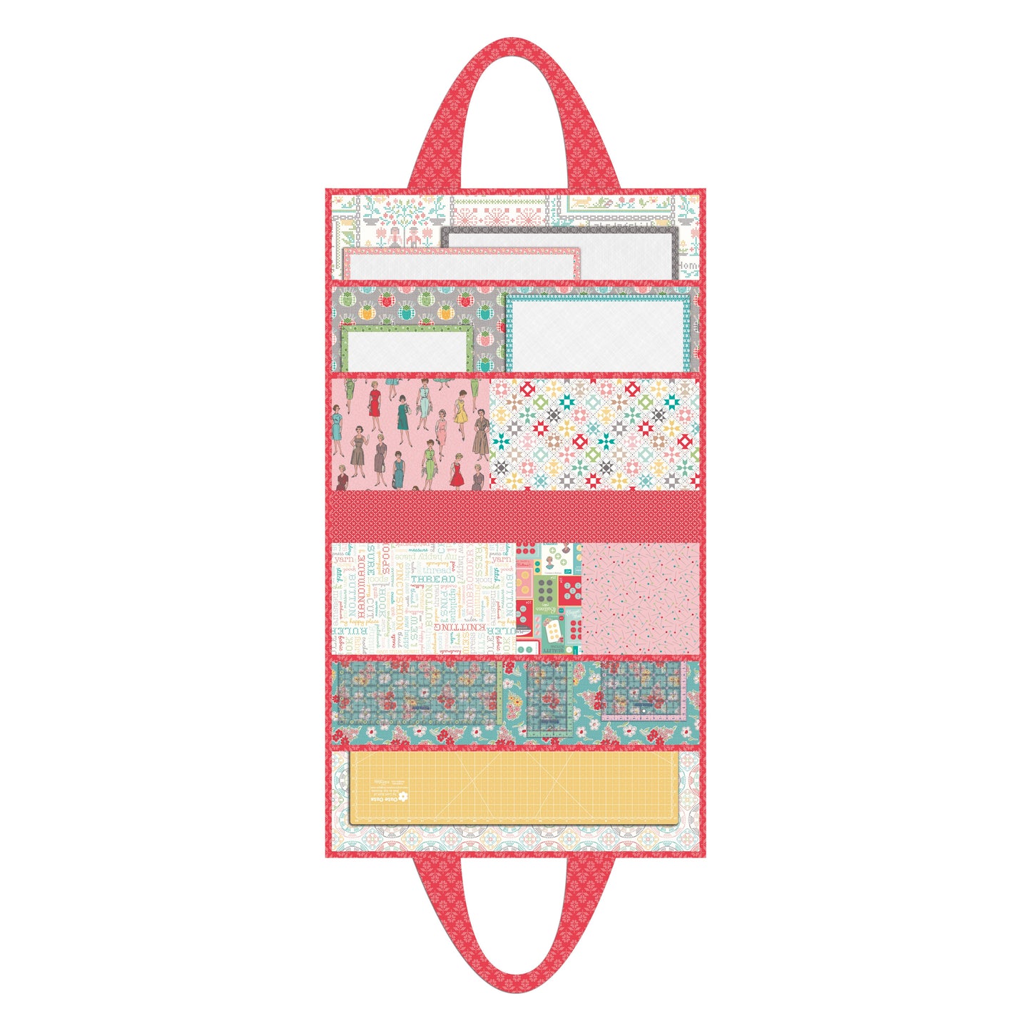 My Happy Place Cutting Mat And Ruler Carrier Pattern # P018-CARRIER - Special Order