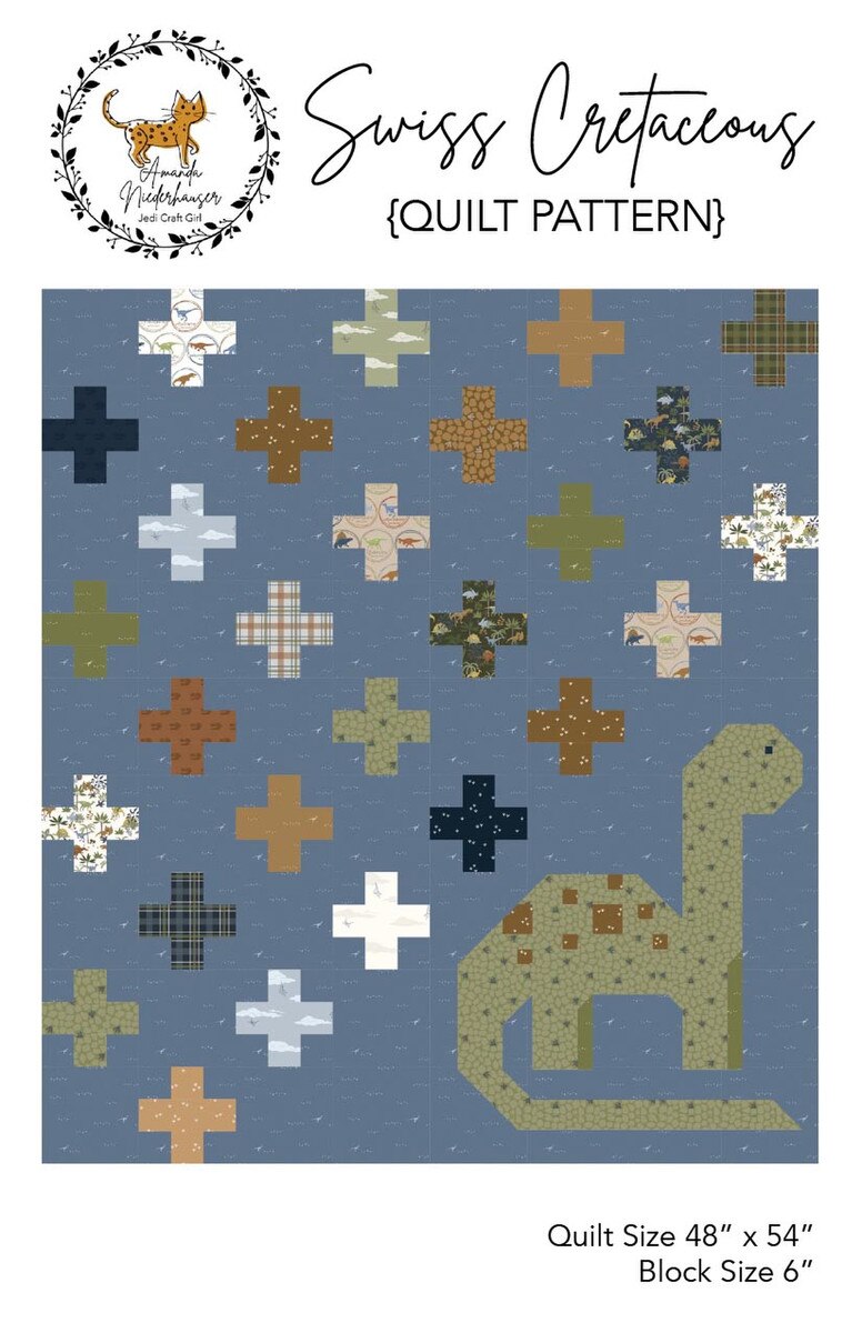 Brave Your Way by Cayla Naylor Design : Swiss Cretaceous Quilt Kit