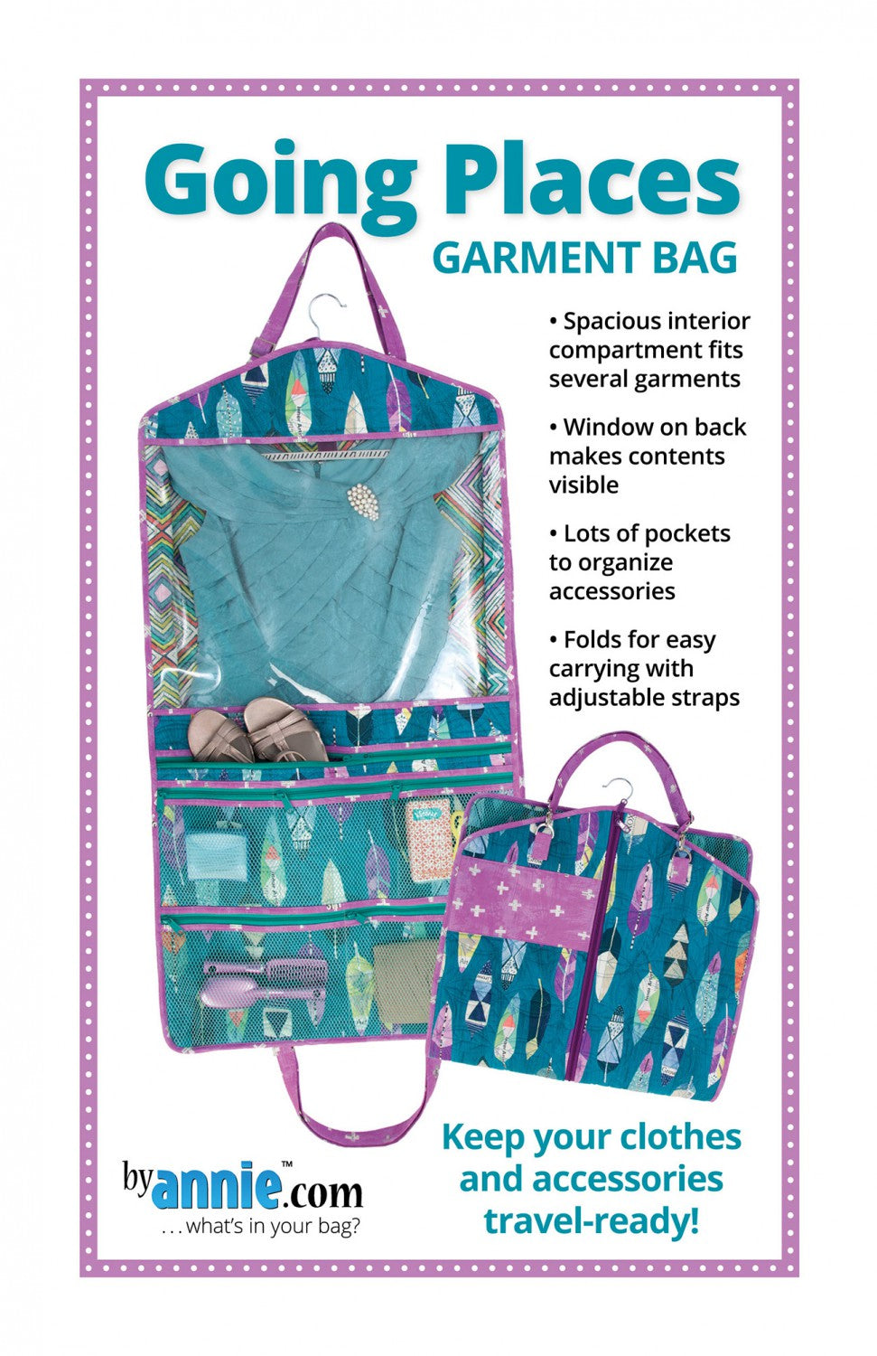 Going Places Garment Bag # PBA259 -  Special Order