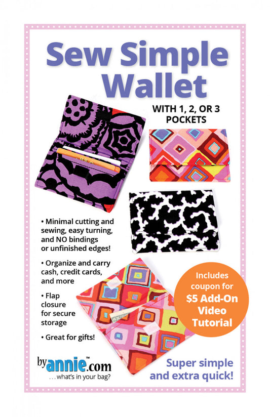 Sew Simple Wallet # PBA304- Special Order