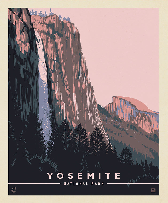 National Parks Yosemite Poster Panel