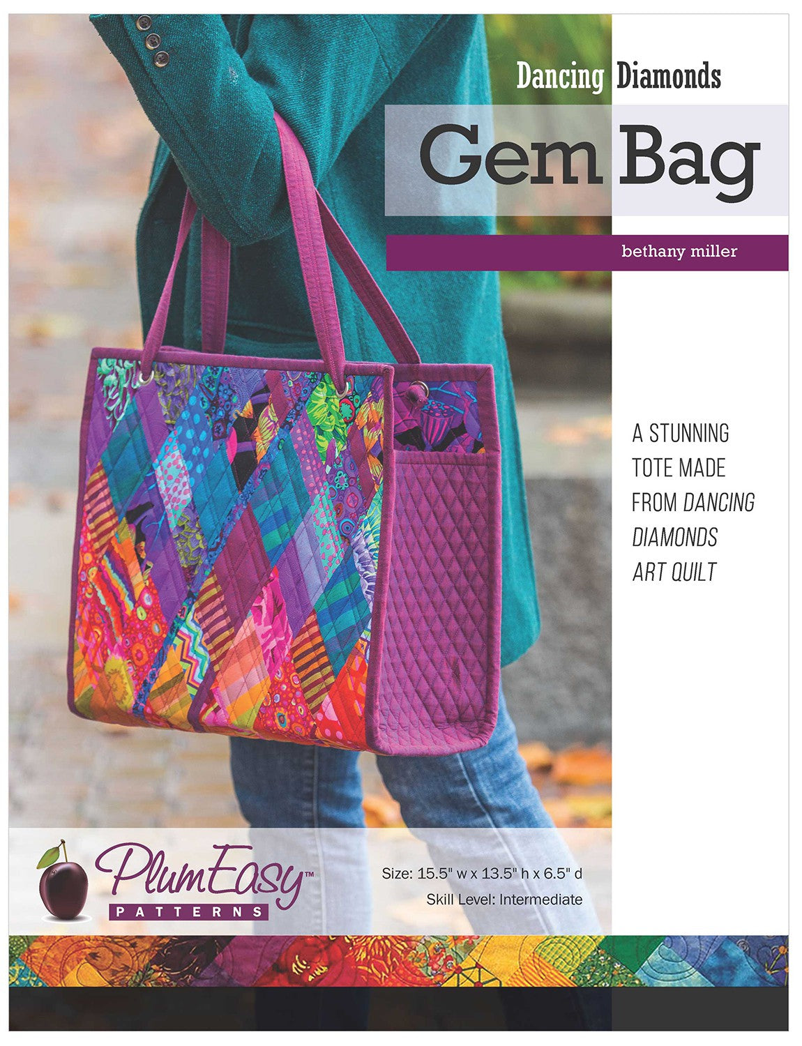 Dancing Diamonds Gem Bag Pattern