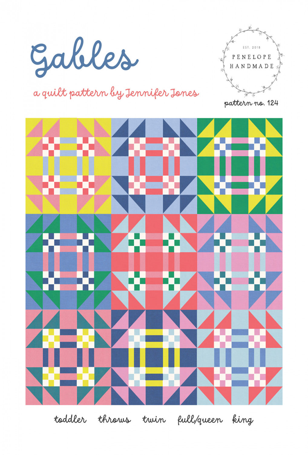 Gables Quilt Pattern # PHM124- Special Order - Expected to ship after 10-20-24