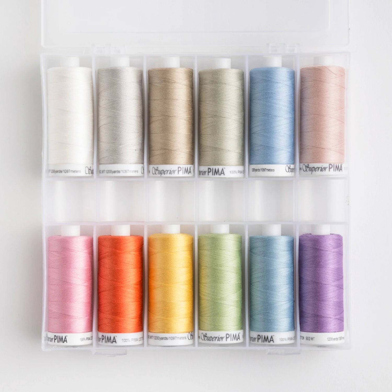 PIMA Subtle Spring Thread Set 12 Spools # 201-SET-SSPRING - Special Order