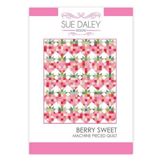 Berry Sweet Quilt Pattern by Sue Daley Designs