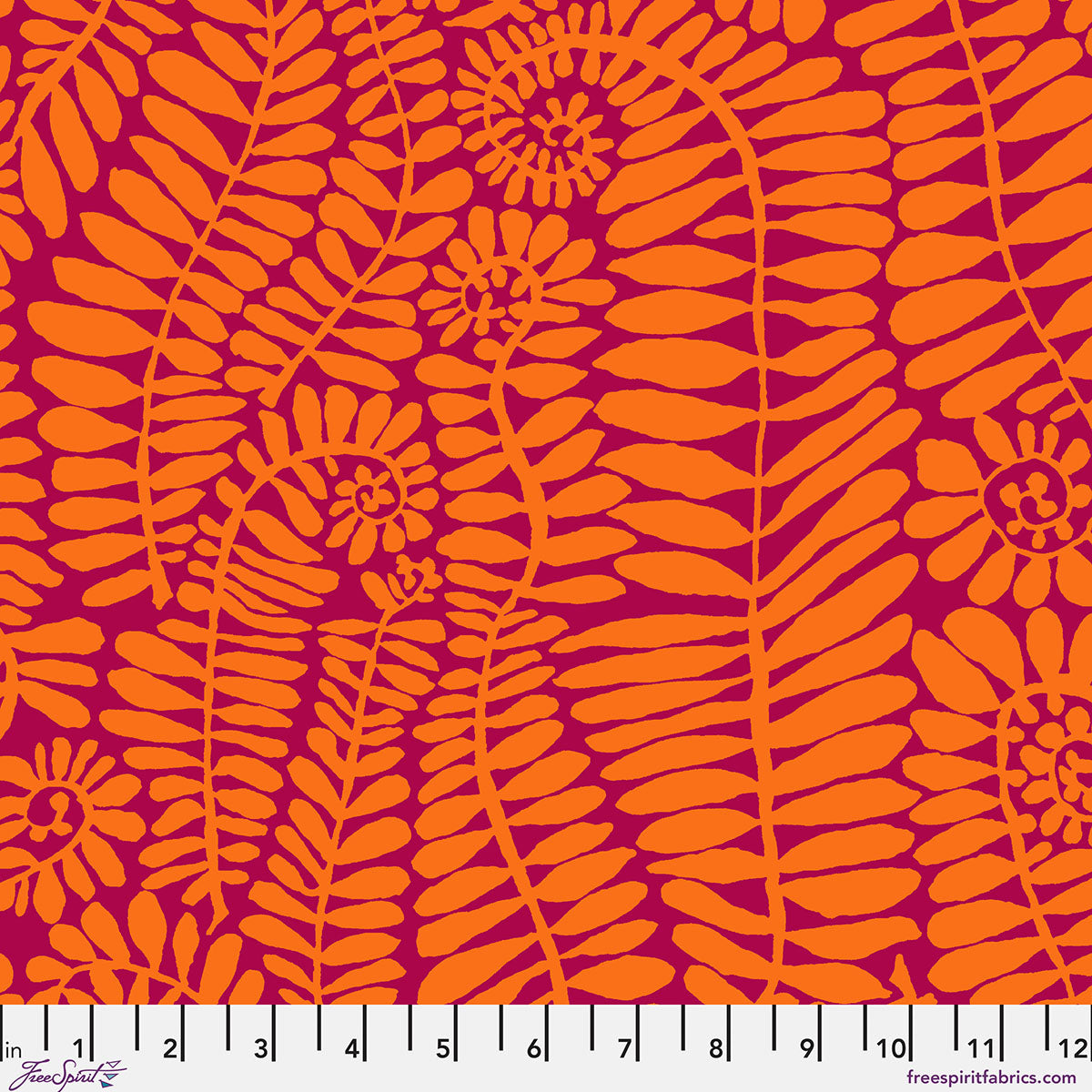 Kaffe Fassett Collective February 2027 : Fronds Magenta PWBM085.MAGENTA