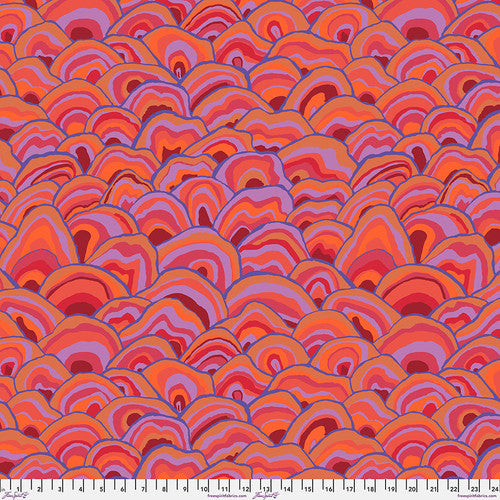 Kaffe Fassett Collective August 2024 - Wobble Red PWBM092.RED (Estimated Ship Date Aug. 2024)