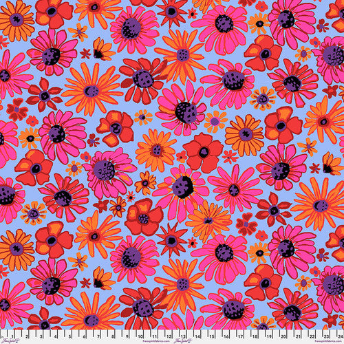 Kaffe Fassett Collective August 2024 - Bloomers Lilac PWBM093.LILAC