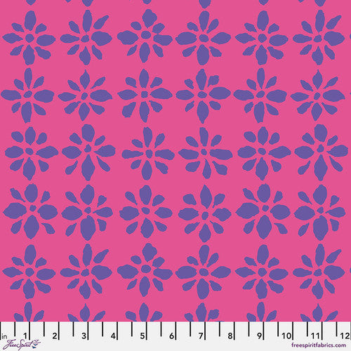 Kaffe Fassett Collective August 2024 - Snow Flower Pink PWPJBM094.PINK
