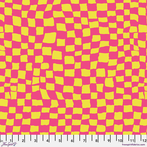 Kaffe Fassett Collective August 2024 - Gameboard Pink PWBM095.PINK (Estimated Ship Date Aug. 2024)