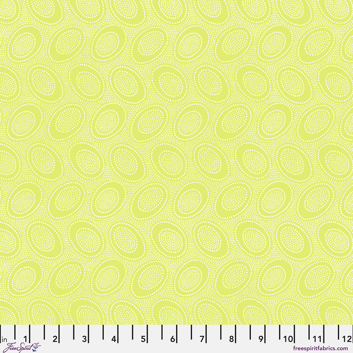 Kaffe Fassett Collective February 2027 :  Aboriginal Dot Celery PWGP071.CELERY