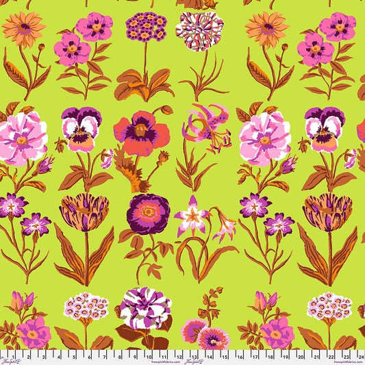 Kaffe Fassett February 2025 Collection: Flower Studies - Lime PWGP205.LIME (Estimated Arrival Feb 2025)