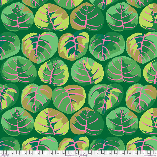 Kaffe Fassett February 2025 Collection: Palm Leaves Green- PWGP208.GREEN (Estimated Arrival Feb 2025)