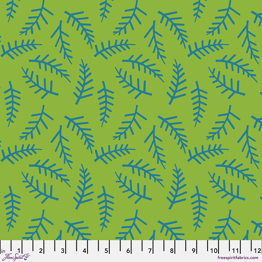 Flower Dance by Jane Sassaman:Twigs Green PWJS172.GREEN (Estimated Arrival Jan.2025)