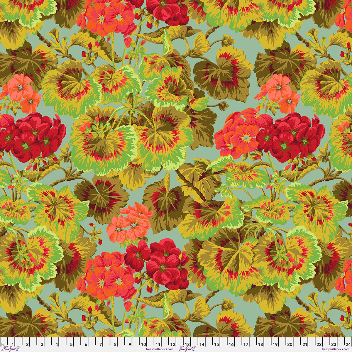 Kaffe Fassett Collective February 2027 : Geranium Sage PWPJ007.SAGE