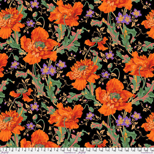 Kaffe Fassett Collective August 2024 - Papaver Orange PWPJ127.ORANGE