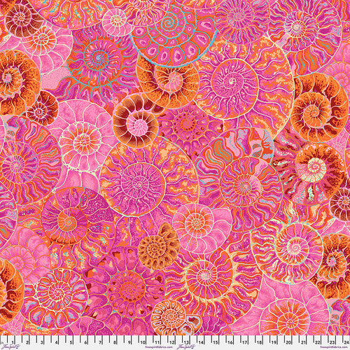 Kaffe Fassett Collective August 2024 - Ammonites Pink PWPJ128.PINK (Estimated Ship Date Aug. 2024)