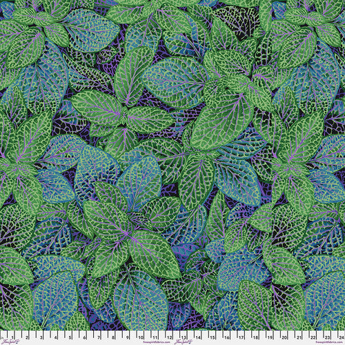 Kaffe Fassett Collective August 2024 - Fittonia Green PWPJ129.GREEN (Estimated Ship Date Aug. 2024)