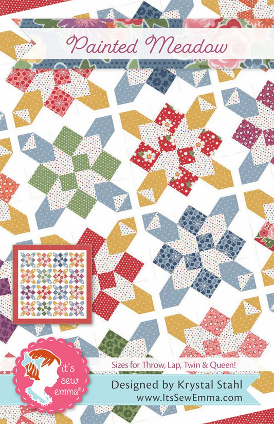 Painted Meadow Quilt Pattern by It’s Sew Emma