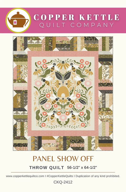 Panel Showoff Quilt Pattern by Copper Kettle Quilt Company