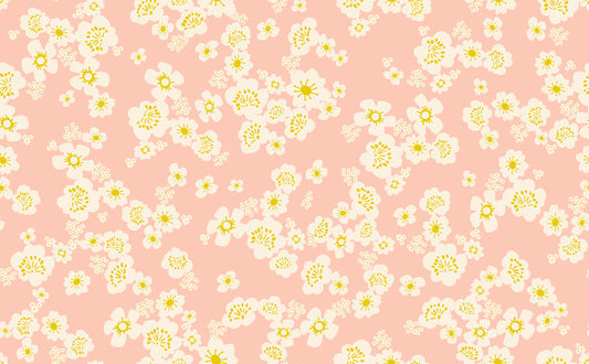 Paper Cuts 2 Specialty Fabric by Rashida Coleman-Hale : Hana Double Gauze Peach Blossom RS1128 12DG (Estimated Arrival January 2026)