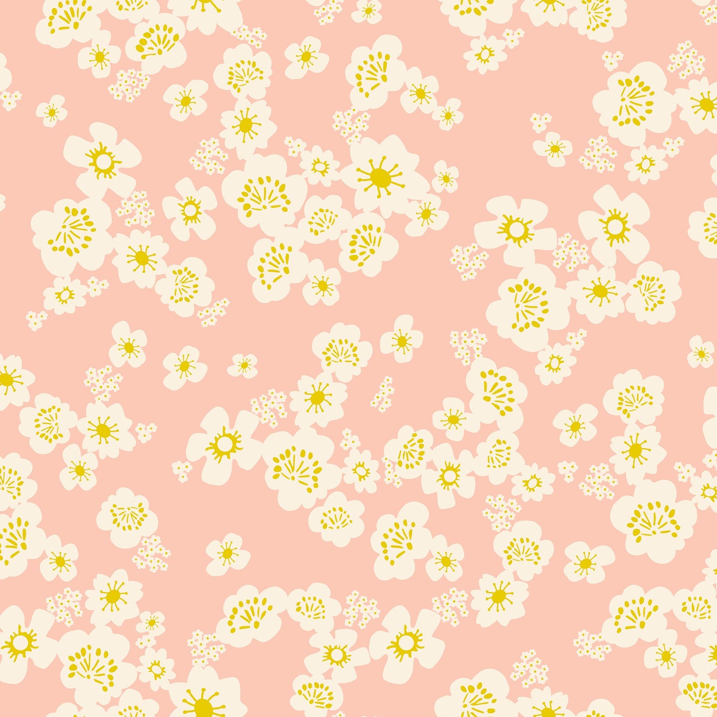 Paper Cuts 2 by Rashida Coleman-Hale : Hana Double Gauze Peach Blossom RS1128 12DG