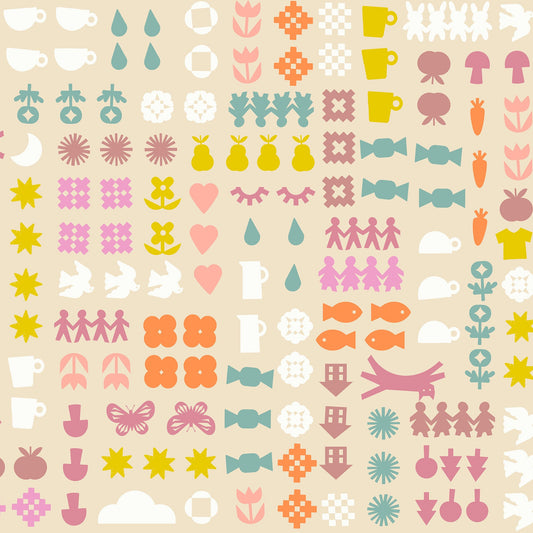 Paper Cuts 2 by Rashida Coleman-Hale : Together Parchment RS1107 11