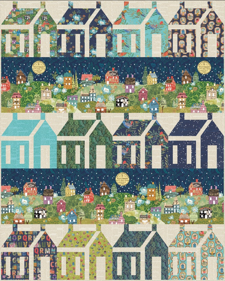 Paper Hamlet by Cathe Holden : Paper Hamlet Quilt Kit