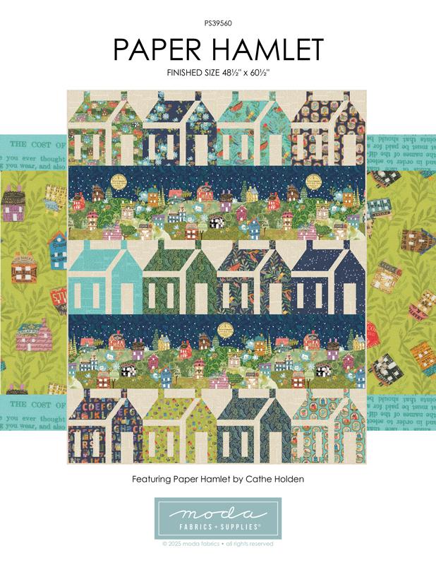Paper Hamlet by Cathe Holden : Paper Hamlet Quilt Kit