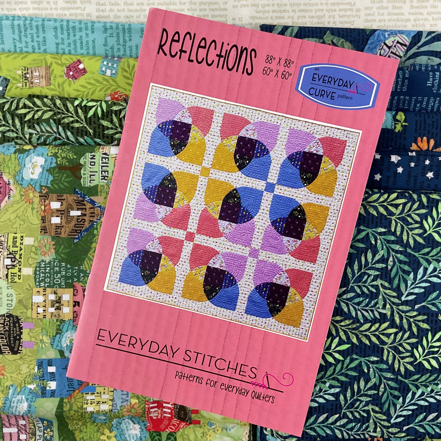 Paper Hamlet by Cathe Holden : Reflections Quilt Kit