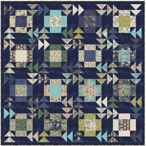 Paper Hamlet by Cathe Holden : Skybound Quilt Kit