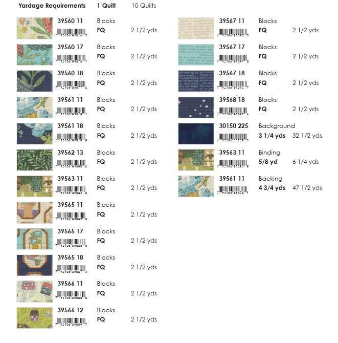 Paper Hamlet by Cathe Holden : Skybound Quilt Kit