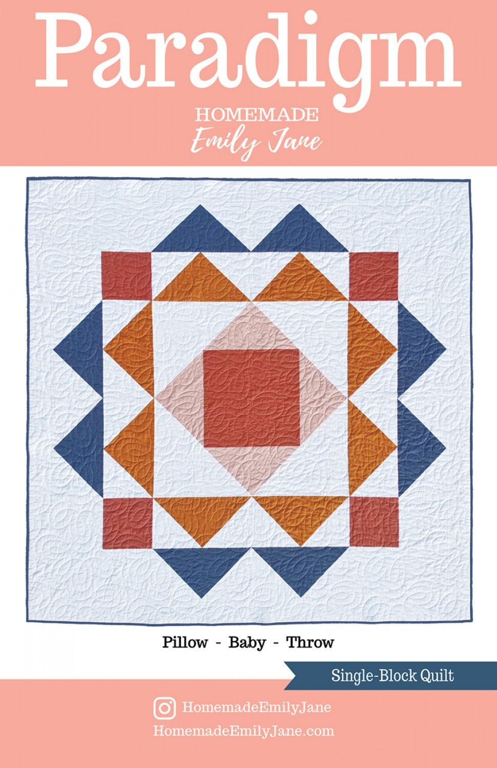 Paradigm Quilt Pattern by Homemade Emily Jane