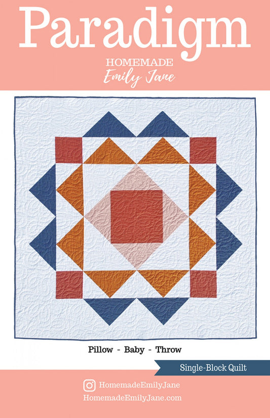 Paradigm Quilt Pattern by Homemade Emily Jane