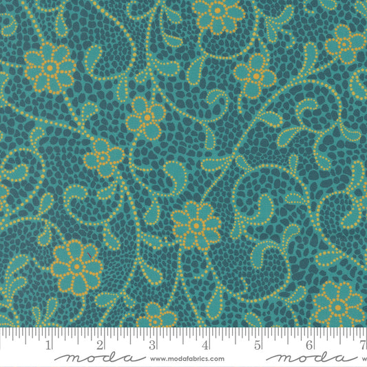 Parlor by Crystal Manning : Good Vibes Only Teal 11962 15
