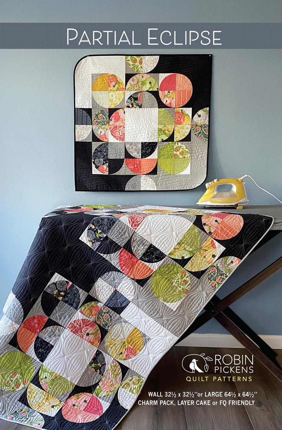 Partial Eclipse Quilt Pattern by Robin Pickens
