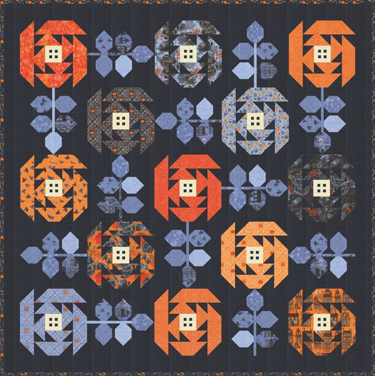 Pasadena Roses Quilt Pattern by Robin Pickens